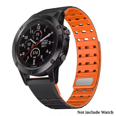 22mm Band Quickfit for Garmin Fenix E/8 47mm/7/6/5 Magnetic Silicone Strap for Garmin Forerunner 965