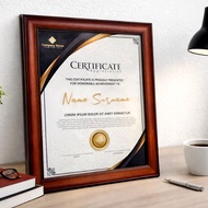 Photo Frame - Certificate Frame 13cm x 18cm, A5 15cm x 21cm, A4 21cm x 30cm Wall Mounted - Luxurious
