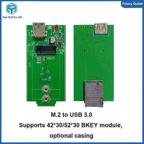 USB3.0 to M.2 Adapter Board M.2 B-key to TYPE-C PCB board With SIM Card Slot for 4G module 42*30mm/5