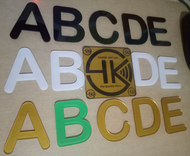 Huruf akrilik tggi 30cm Acrylic Acrilik huruf customhuruf tempel
