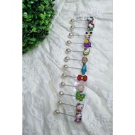 Buttonscarves/character Pin Brooch Per Dozen (12PCS) Hijab Pins