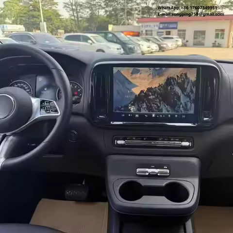 DJZG 13.3 Inches Dashboard Screen Upgrade for Mercedes Benz New Vito Original 10.25 Inches Car Inter