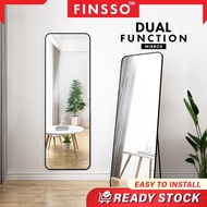 FINSSO !!! Dual Function Mirror Full Length Mirror | Floor Standing Mirror Full Body Mirror Cermin Besar