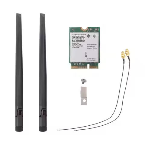 X49A-9560NGW Wifi Card+2Xantenna 1730Mbps Wireless AC 9560 2.4G+5G BT 5.0 802.11Ac M.2 CNVI 9560NGW 