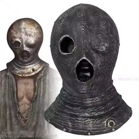 ELDEN Anime Game RING Prisoner Cosplay Mask Adult Unisex Full Face Masks Alien Latex Helmet Easter H