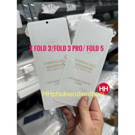 Transparent PPF Vivo X Fold 3, X Fold 3 Pro, X Fold 5 flexible sticker, screen protector
