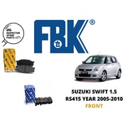 100% FBK SUZUKI SWIFT RS415 FRONT BRAKE PAD 1SET FD9039M