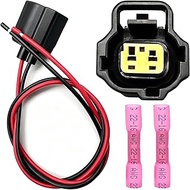 1PC 3U2Z-14S411-USA Electrical Connector Wiring Harness with 2 Terminals,Compatible wit Ford Lincoln