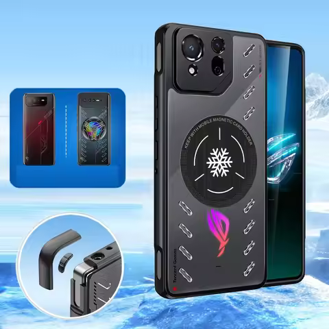 Cooling Heat Dissipation Graphene Case For Asus ROG Phone 9 Pro For Magsafe Shockproof Transparent C