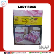 Sprei Lady Rose Minimalis/Motif Acak/All Size/Terlaris Jempol/Murah