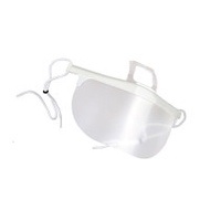 耐用餐飲透明防霧口罩（20只裝）餐廳服務生口罩 食堂衛生口罩 廚房廚師口罩 12364 - 透明尺寸：14*10.5cm