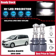 MAZDA BIANTE 2013-2018 LED Headlight Lampu LED Kereta Car LED Mini Projector H7 LED Headlight Projec