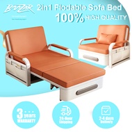 𝐁𝐌𝐙𝐀𝐑 Foldable Sofa Bed With Storage /Poratble Sofa Lipat /sofa murah/2 Seater Sofa/3 Seater Sofa