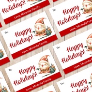 20pcs Customized Christmas Gift Tag | Personalized Christmas Gift Card/Tag