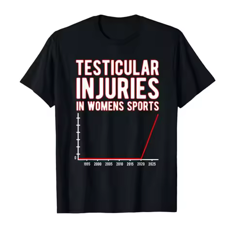 Testicular Injuries in Womens Sports Unwearable Aduld Humor T-shirt For Men Women 100% Cotton T Shir