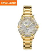 Bonia Elegance BNB10787-2217S Gold Stainless Steel Strap Women Watch