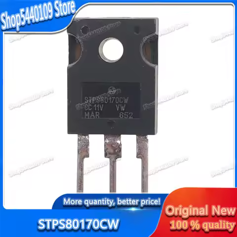 10PCS STPS80170CW TO-247 STPS80170 TO247 170V 80A High power Schottky diode free delivery
