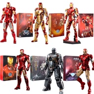 ZD Original Iron Man Legends Mk42 War Machine MK1 MK2 MK3 MK4 MK5 MK6 MK7 Spider Man Avengers War Ac