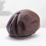 Tomshelby Newsboy Cap Wool Brown Series