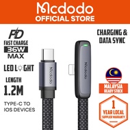MCDODO Zebra Series 90 Degree Data Cable (1.2m) CA279/CA334/CA335/CA336