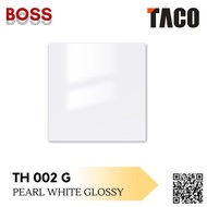HPL Taco TH 002 G HPL PEARLY WHITE GLOSSY PELAPIS WARNA SOLID GLOSSY