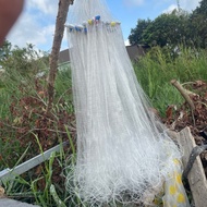 Long net, 90cm and 60cm high, 40m long, 1.5m mesh