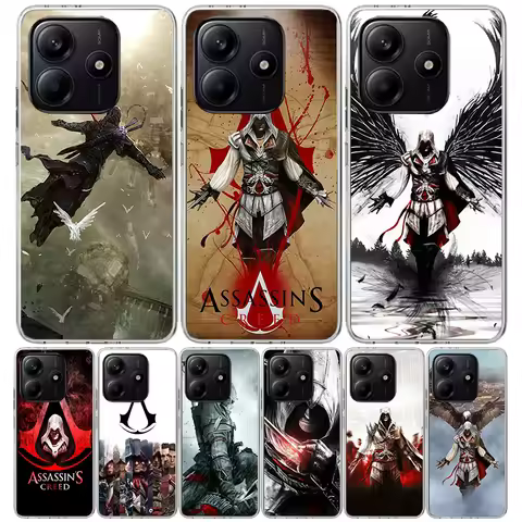 A-Assassins Game Creed Case Phone Cover for Xiaomi Redmi Note 14 13 12S 12 11S 11 11T 11E 10S 10 Pro