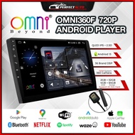 Omni Beyond OMNI360F 720P 2+32GB 4+64GB Android13 With 4G SimCard 8Core GPS Car Android Player