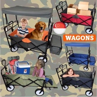 *SG INSTOCKS* Outdoor Stroller Wagon Pulley Storage Utility Trolley Kids Pets Camping Beach