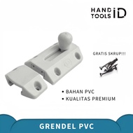 KUNCI PINTU KAMAR MANDI / GRENDEL PVC / KUNCI KAMAR MANDI PVC