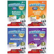 [4 IN 1] Tahun 3 Lembaran PBD - Bahasa Melayu BM, English CEFR, Matematik, Sains | Nusamas Buku Lati