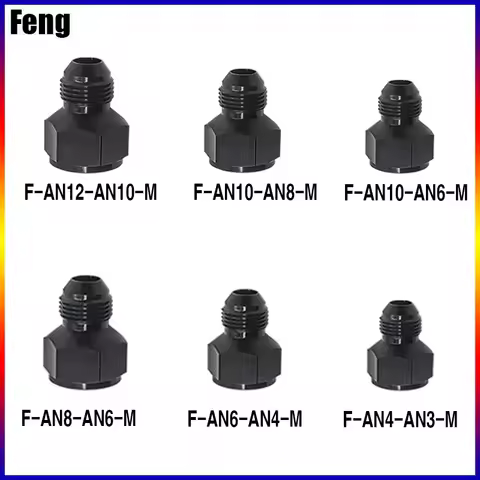 Reducer Expander Fitting Adaptor AN4 Female to AN12 Male AN10-AN6 AN6-AN8 AN10-AN12 Reducer Expander