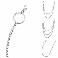 Flap Pocket Chain Pants - Punk Hiphop Vintage Grunge Pants Chain Accessories