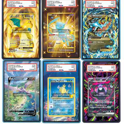 Mewtwo Sylveon Charizard Gardevoir Pikachu Extended Art Ptcg Acrylic Protective Case Game Card Psa S