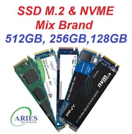 Used SSD 512GB SSD Notebook NVMe PCIe and M.2 SSD Solid State Drive Laptop 256GB 128GB