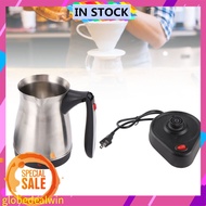 Globedealwin 500ml Electric Coffee Pot Stainless Steel Maker Kettle 5 to 6 Cups Capacity with Intell