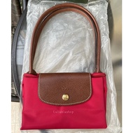 (แท้) S หูยาว Longchamp Le Pliage Original Classic รุ่นฝาสีน้ำตาล **สินค้าอยู่ไทย