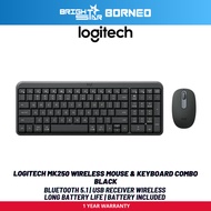 LOGITECH MK250 Wireless Mouse & Keyboard Combo - Black / White