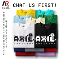 ♞AR Tees Axie Infinity Investor Customized Shirt Unisex Tshirt for Women and Men