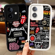 Z-48 Rock Band White Black Casing for OPPO A3 A3X A5 Pro A5X 5G Case