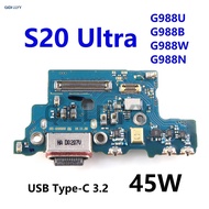 USB Charger 45W Dock Connector Board Fast Charging Port Flex Cable For Samsung Galaxy S20 Ultra 5G G