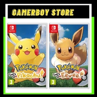 Nintendo Switch Pokemon Lets Go Pikachu & Eevee NS