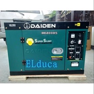 DAIDEN Japan DDG8000ES 7kva Diesel Silent Type Generator - 100% Trademark Color and Embossed Logo