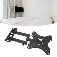 TV Mount Foldable Black Swivel Wall Bracket Tilt Steel for 32‑55in Television