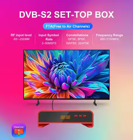 FHD265+ FTA DVB-S2 High Definition TV Receiver Decoder Digital H.265 Satellite TV Receiver DVB-S Mee