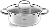 Fissler San Francisco/Stainless Steel Stewing Pot (2.1 L - Diameter 20 cm) Roasting Pan with Glass L