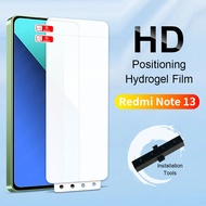 ฟิล์มไฮโดรเจลติดตั้งง่ายสำหรับ Xiaomi 13T 12T 11T 11 Lite 5G NE Redmi Note 13 Pro Plus + 5G 12S 11 1