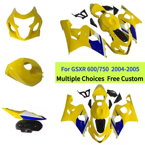 ABS Fairing Body Shell Kit For Suzuki GSXR600 750 K4 K5 2004 - 2005 Injection Molded Frame Cover Pan