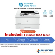HP Laserjet Pro 4003DN (2Z609A) and 4003DW (2Z610A) Printer