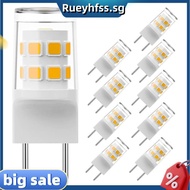 10pack G8 Bulb Warn White 3000K 3W Equivalent 20W-25W Halogen Bulb for Under Cabinet Light Puck Ligh